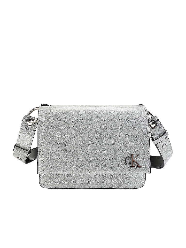 CALVIN KLEIN JEANS Umhängetasche - Mini Bag Boxy Flap silber